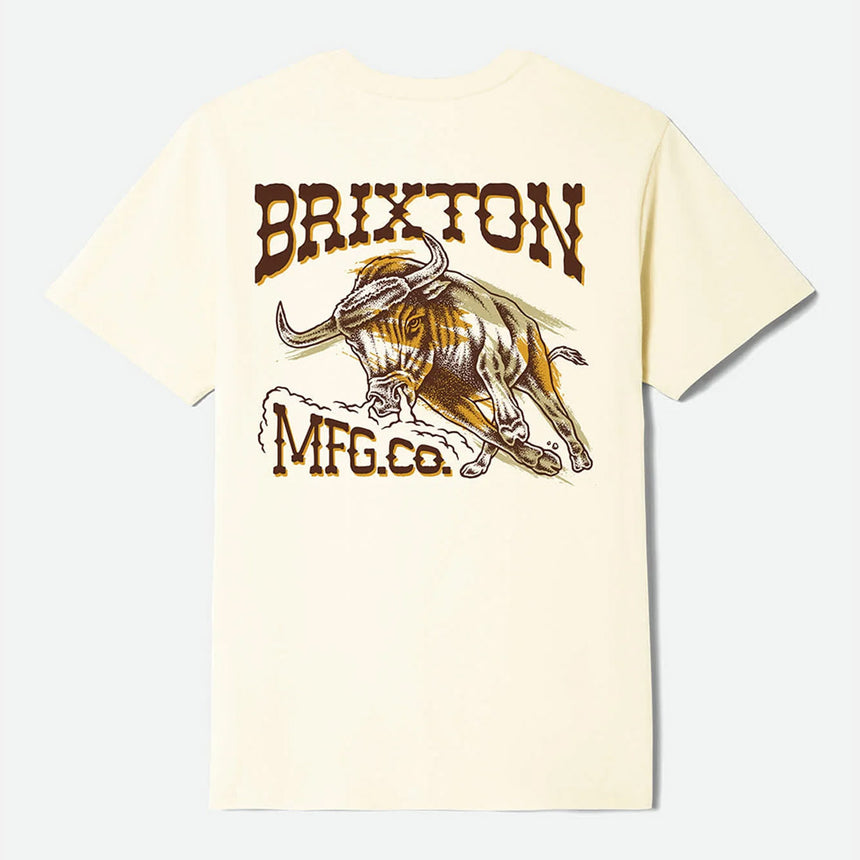 BRIXTON Barquero Tee - Cream