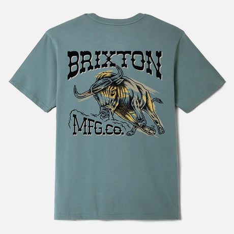 BRIXTON Barquero Tee - Ocean Breeze