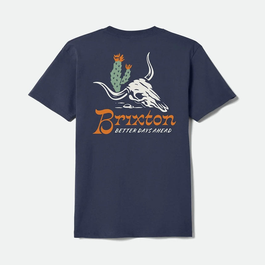 BRIXTON Barren Tee - Navy
