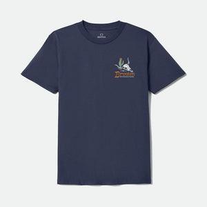 BRIXTON Barren Tee - Navy