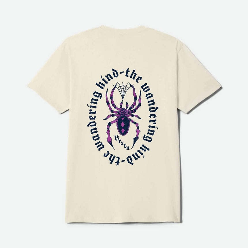 BRIXTON Beasley Standard Tee - Cream