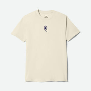 BRIXTON Beasley Standard Tee - Cream
