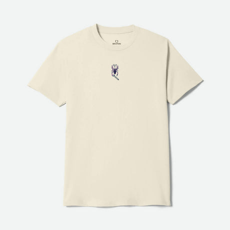 BRIXTON Beasley Standard Tee - Cream