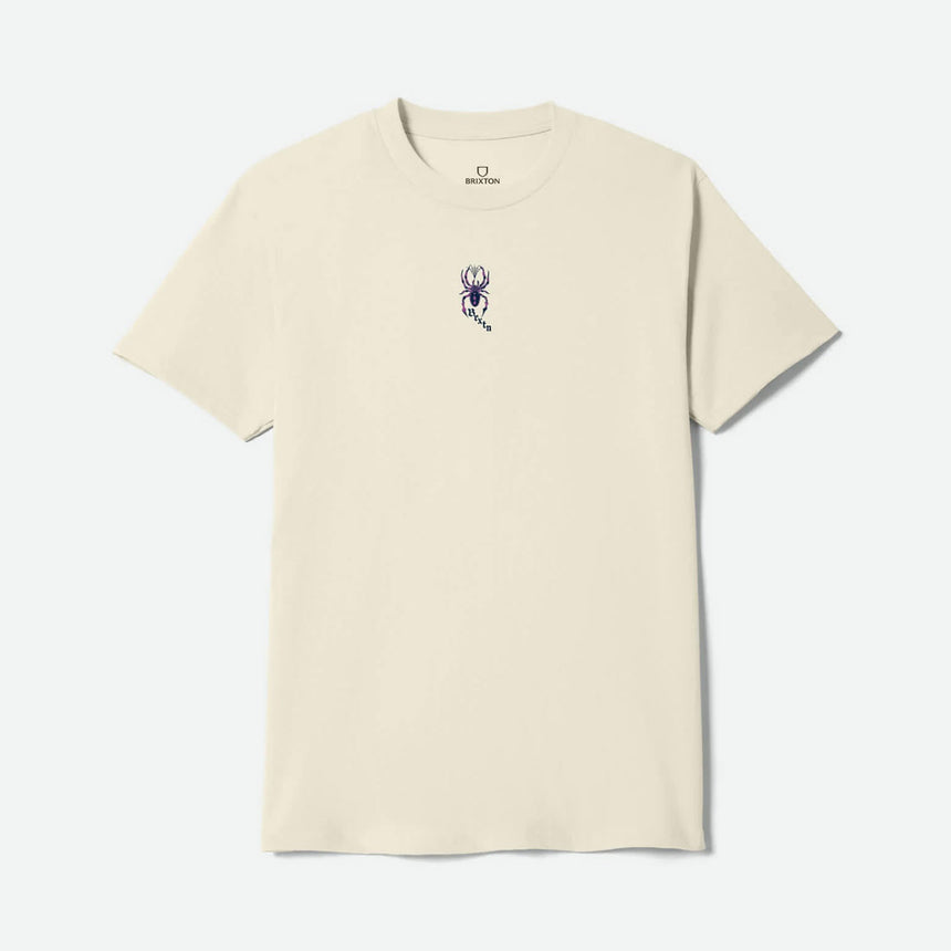 BRIXTON Beasley Standard Tee - Cream