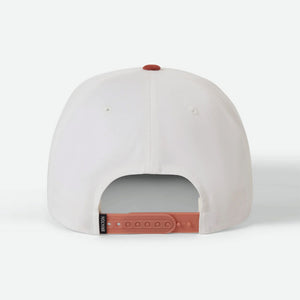 BRIXTON Beekman MP Snapback - Off White/Rust