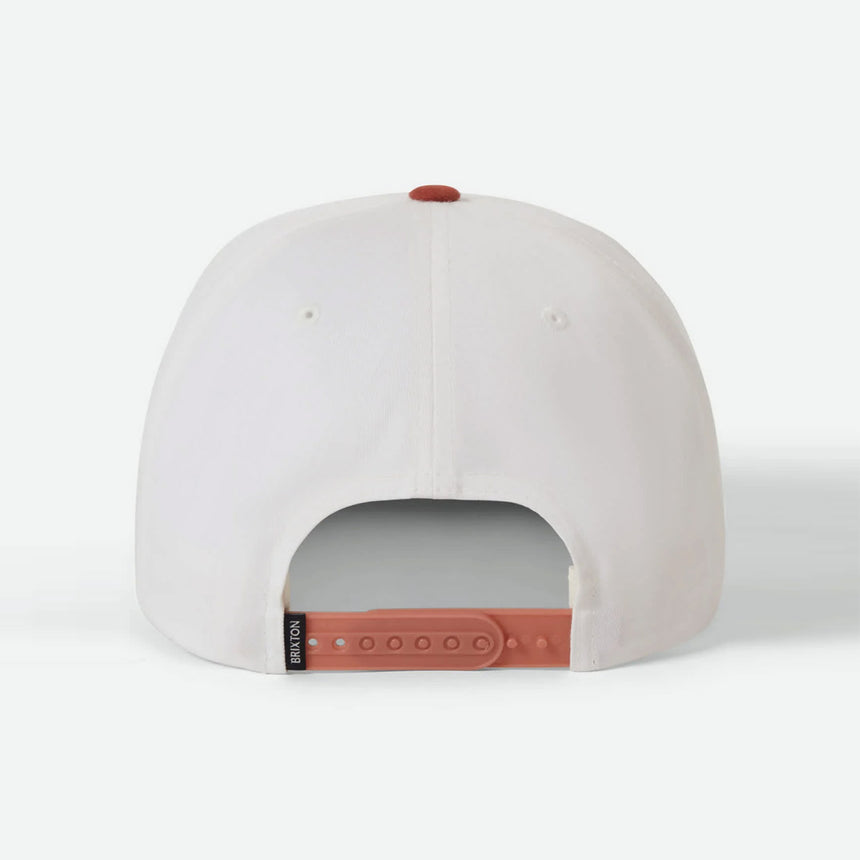 BRIXTON Beekman MP Snapback - Off White/Rust