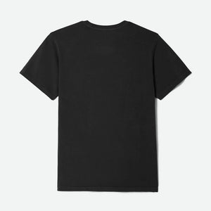 BRIXTON Briscoe Tee - Black Worn Wash