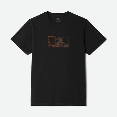 BRIXTON Briscoe Tee - Black Worn Wash