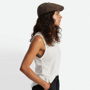 BRIXTON Brood Snap Cap - Brown/Khaki