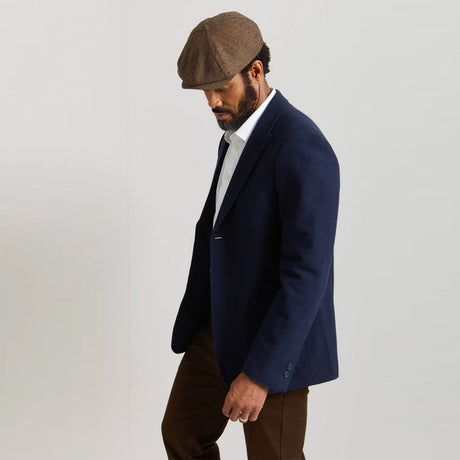 BRIXTON Brood Snap Cap - Brown/Khaki