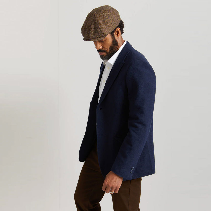 BRIXTON Brood Snap Cap - Brown/Khaki