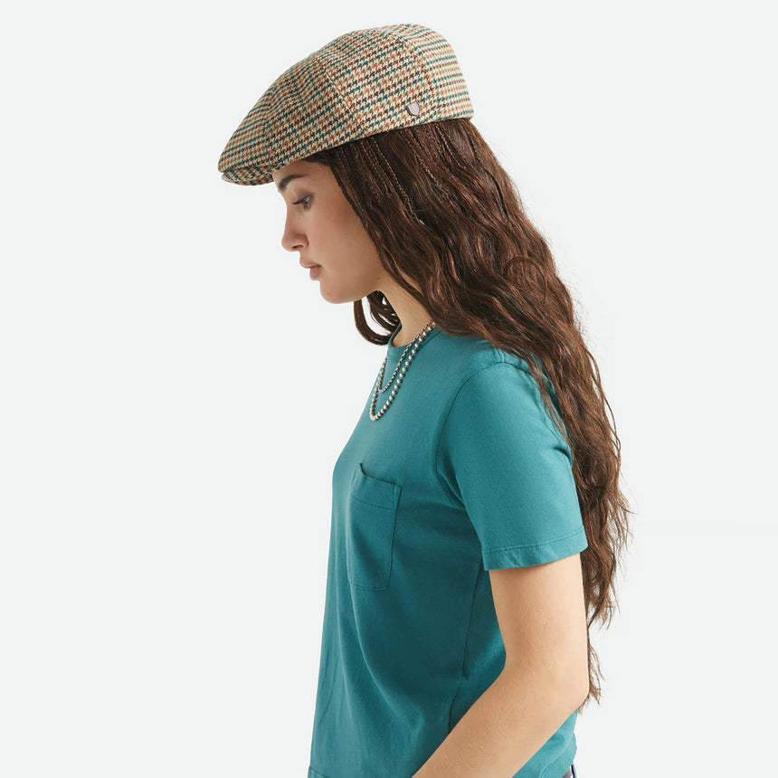 BRIXTON Brood Snap Cap - Dusted Ochre/Khaki/Verdant Green