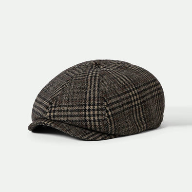 BRIXTON Brood Snap Cap - Khaki/Brown Plaid