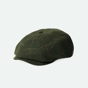 BRIXTON Brood Snap Cap - Moss/Orange