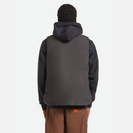 BRIXTON Builders Abraham Reversible Vest - Bark Camo