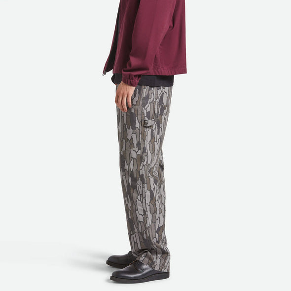 BRIXTON Builders Carpenter Pant - Bark Camo