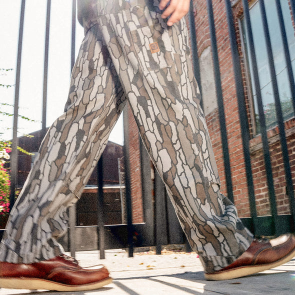 BRIXTON Builders Carpenter Pant - Bark Camo