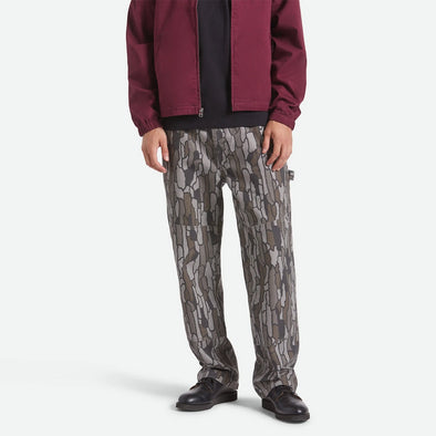 BRIXTON Builders Carpenter Pant - Bark Camo