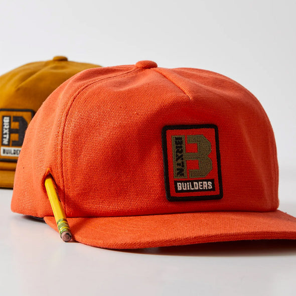 BRIXTON Builders MP Adjustable Cap - Orange