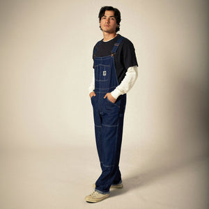 BRIXTON Builders Overall - Rinse Denim