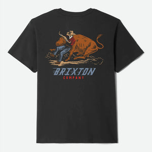 BRIXTON Bulldogger Tee - Vintage Black