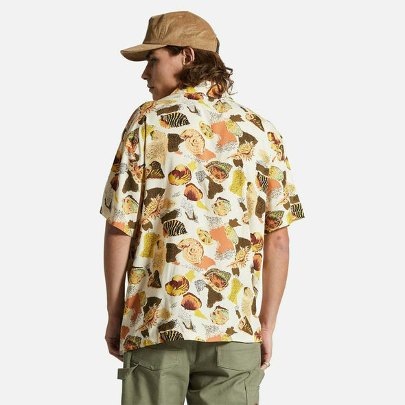 BRIXTON Bunker Short Sleeve Shirt - Multi Color Shell