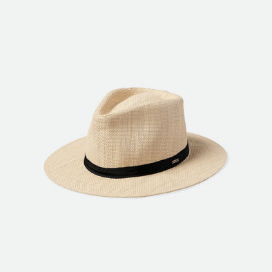 BRIXTON Carolina Straw Packable Hat - Natural