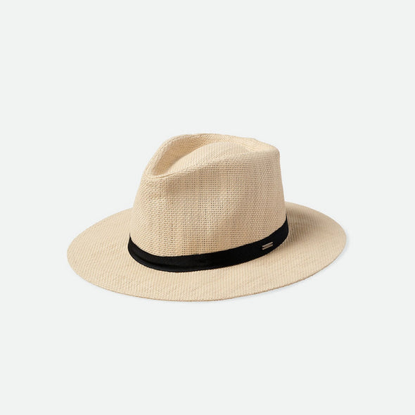 BRIXTON Carolina Straw Packable Hat - Natural