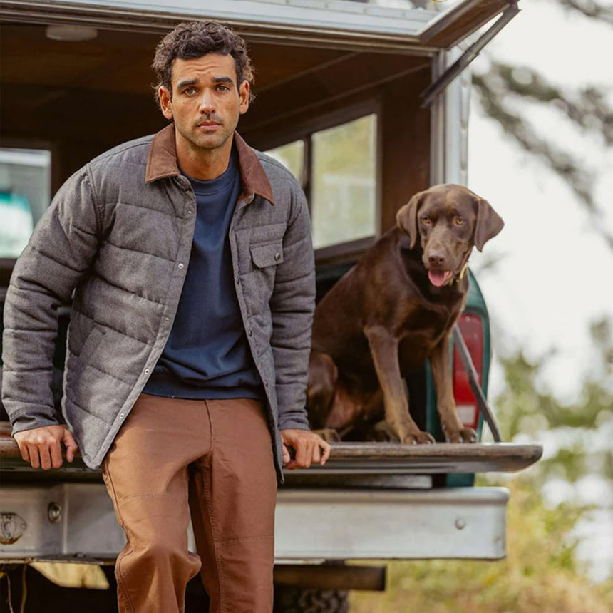 BRIXTON Cass Menswear Jacket - Mixed Tweed