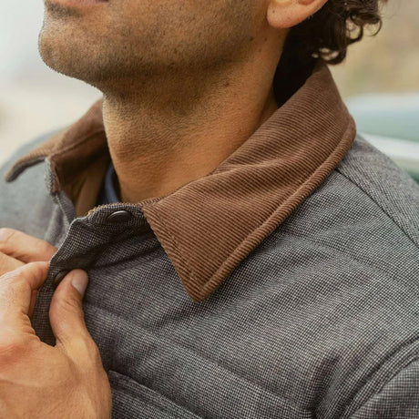 BRIXTON Cass Menswear Jacket - Mixed Tweed