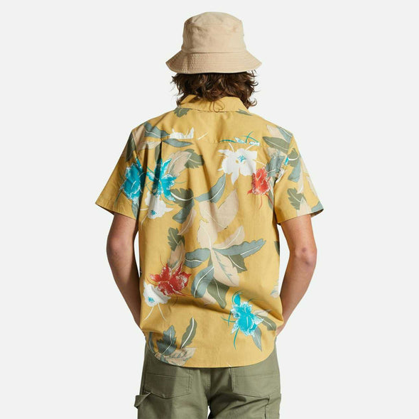 BRIXTON Charter Print Short Sleeve Shirt - Sunset Passion