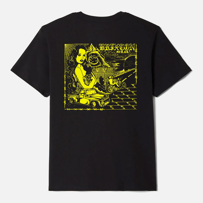 BRIXTON Cisco Tee - Black