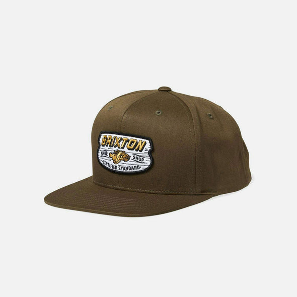 BRIXTON Clayburn MP Snapback - Moss