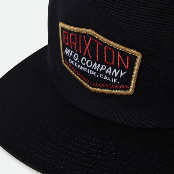 BRIXTON Coleson HP Snapback - Black/Burgundy