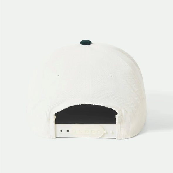 BRIXTON Corduroy MP Snapback Cap - Night Sage/Whitecap