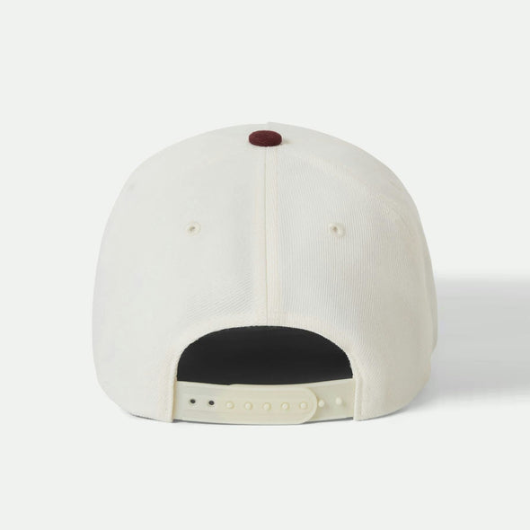 BRIXTON Crest C MP Snapback - Port/Off White
