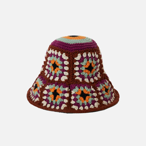 BRIXTON Crochet Knit Bucket Hat - Multi Color