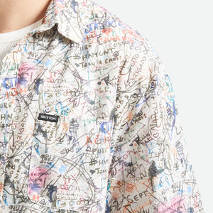 BRIXTON Cru Print Short Sleeve Shirt - Grafitti