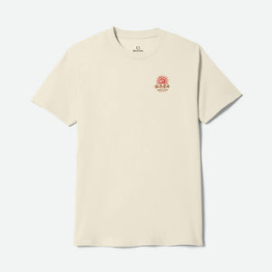 BRIXTON Dark Paradise Standard Tee - Cream