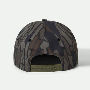 BRIXTON Darver HP Snapback - Bark Camo