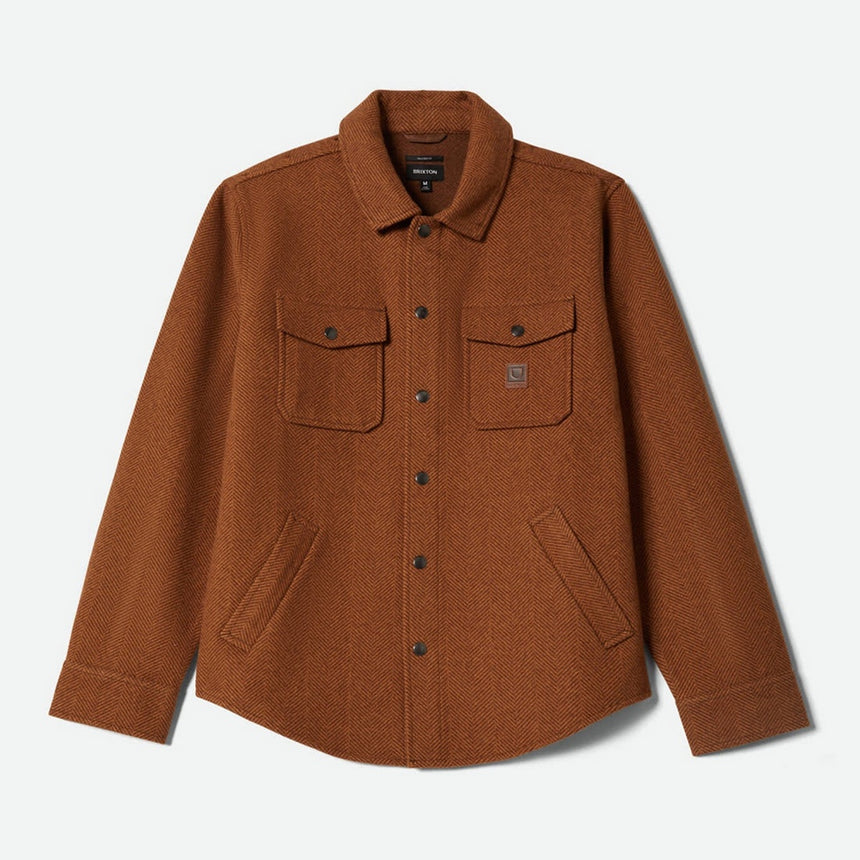 BRIXTON Durham Brushed Menswear Jacket - Brushed Pinecone
