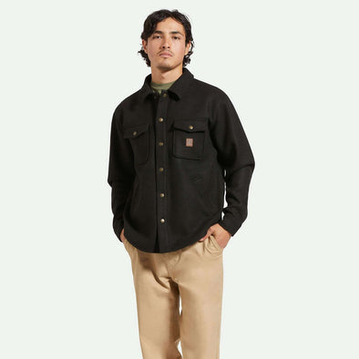 BRIXTON Durham Felted Stretch Jacket - Black