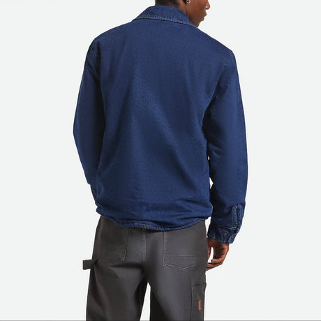 BRIXTON Durham Lined Jacket - Medium Wash Denim