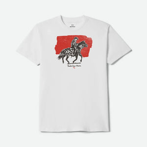 BRIXTON Duston Standard Tee - White