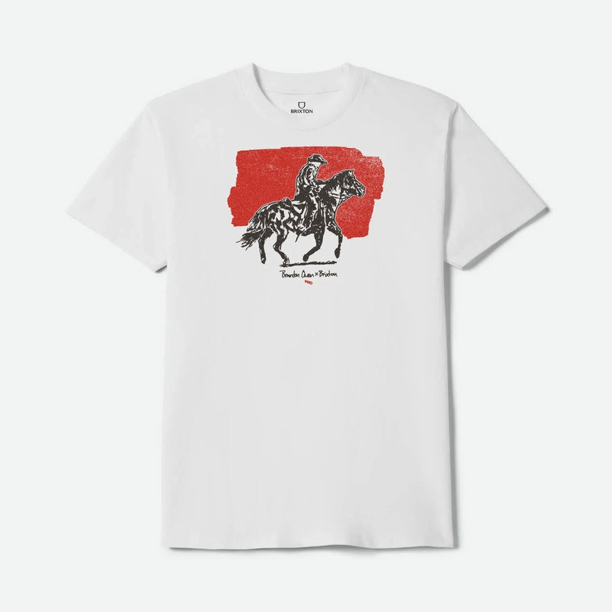 BRIXTON Duston Standard Tee - White