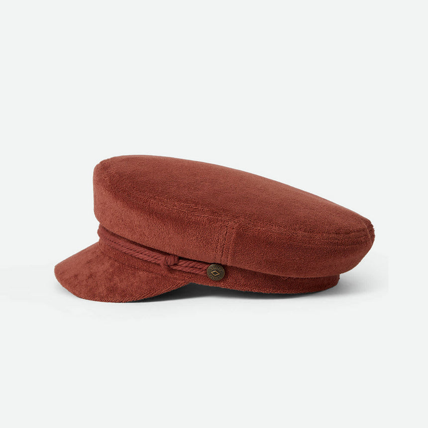 BRIXTON Fiddler Cap - Burnt Brick Terry Cloth