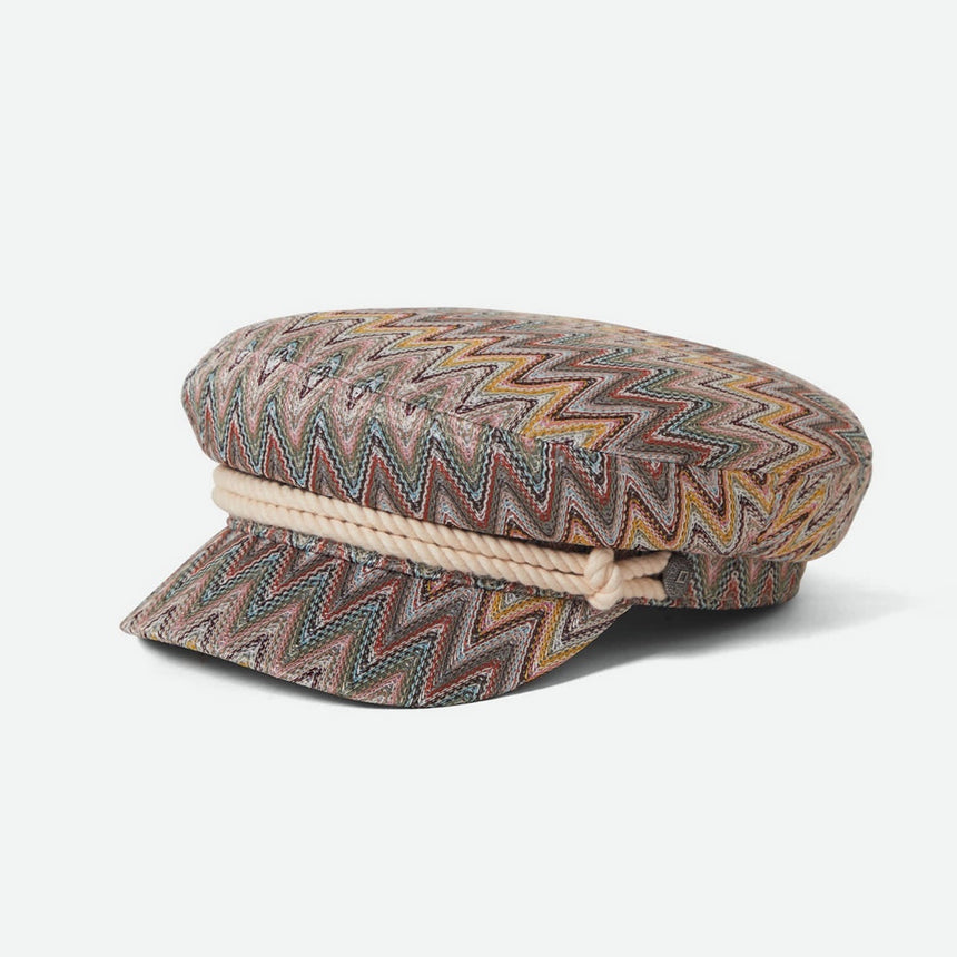BRIXTON Fiddler Cap - Multi Color Zigzag