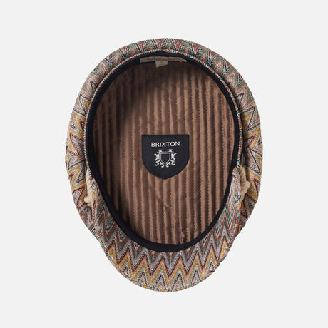 BRIXTON Fiddler Cap - Multi Color Zigzag