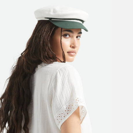 BRIXTON Fiddler Cap - Primal Green/Whitecap