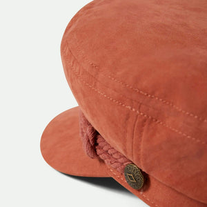 BRIXTON Fiddler Cap - Terracota Brushed Satin